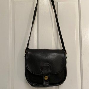 Black Leather Coach Bag